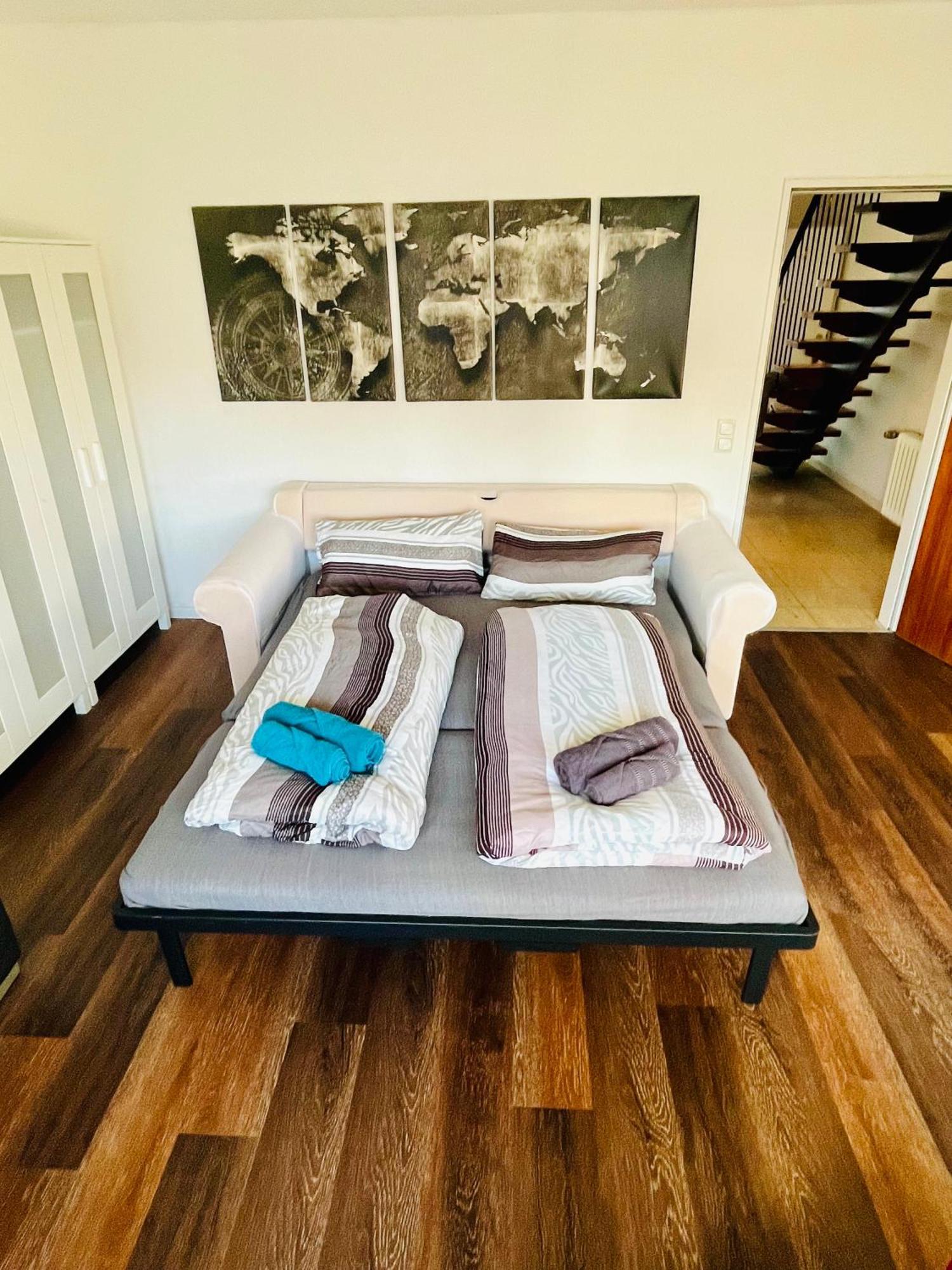 Nasa Wohnung Uerdingen Krefeld Esterno foto