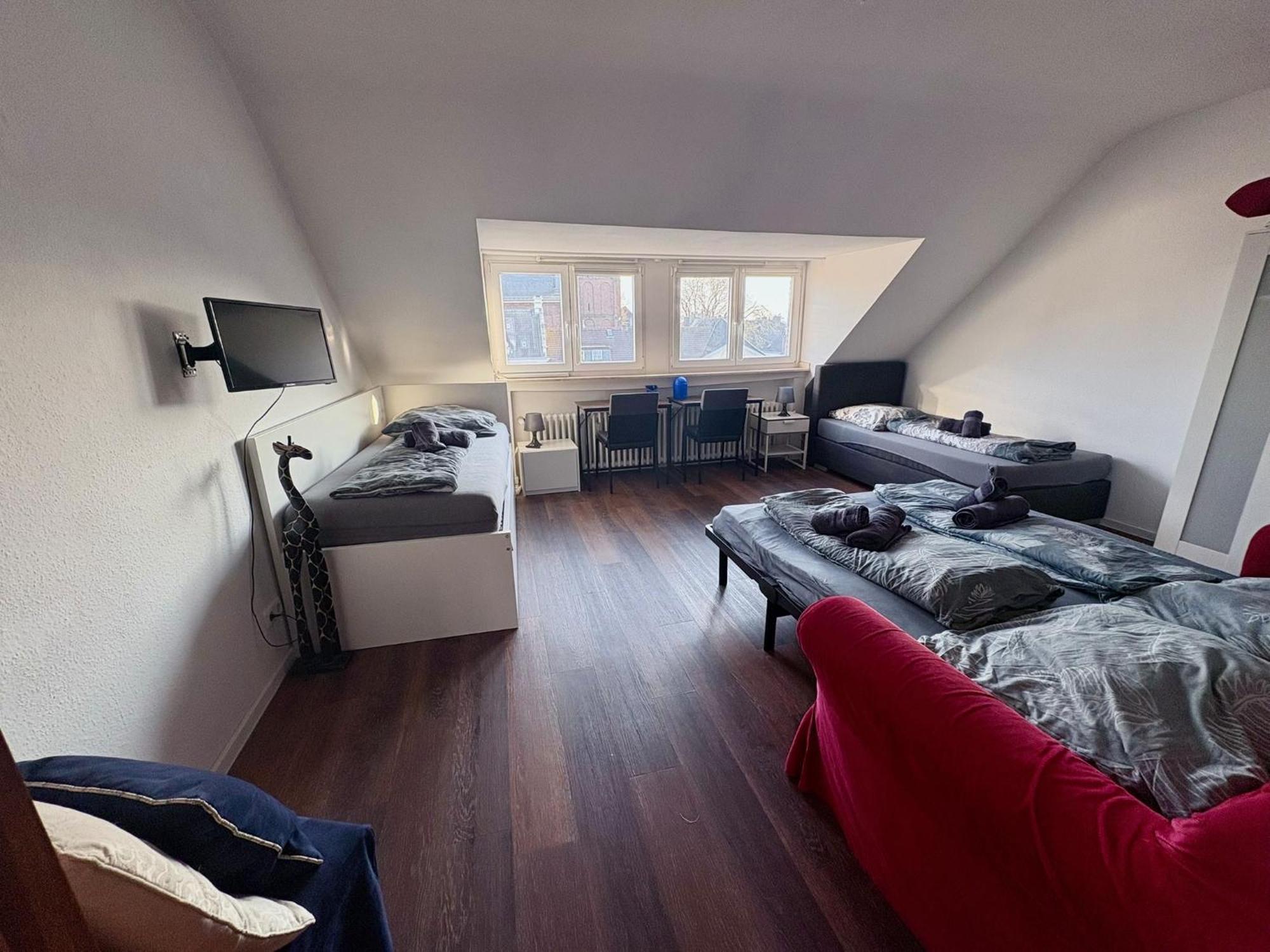 Nasa Wohnung Uerdingen Krefeld Esterno foto
