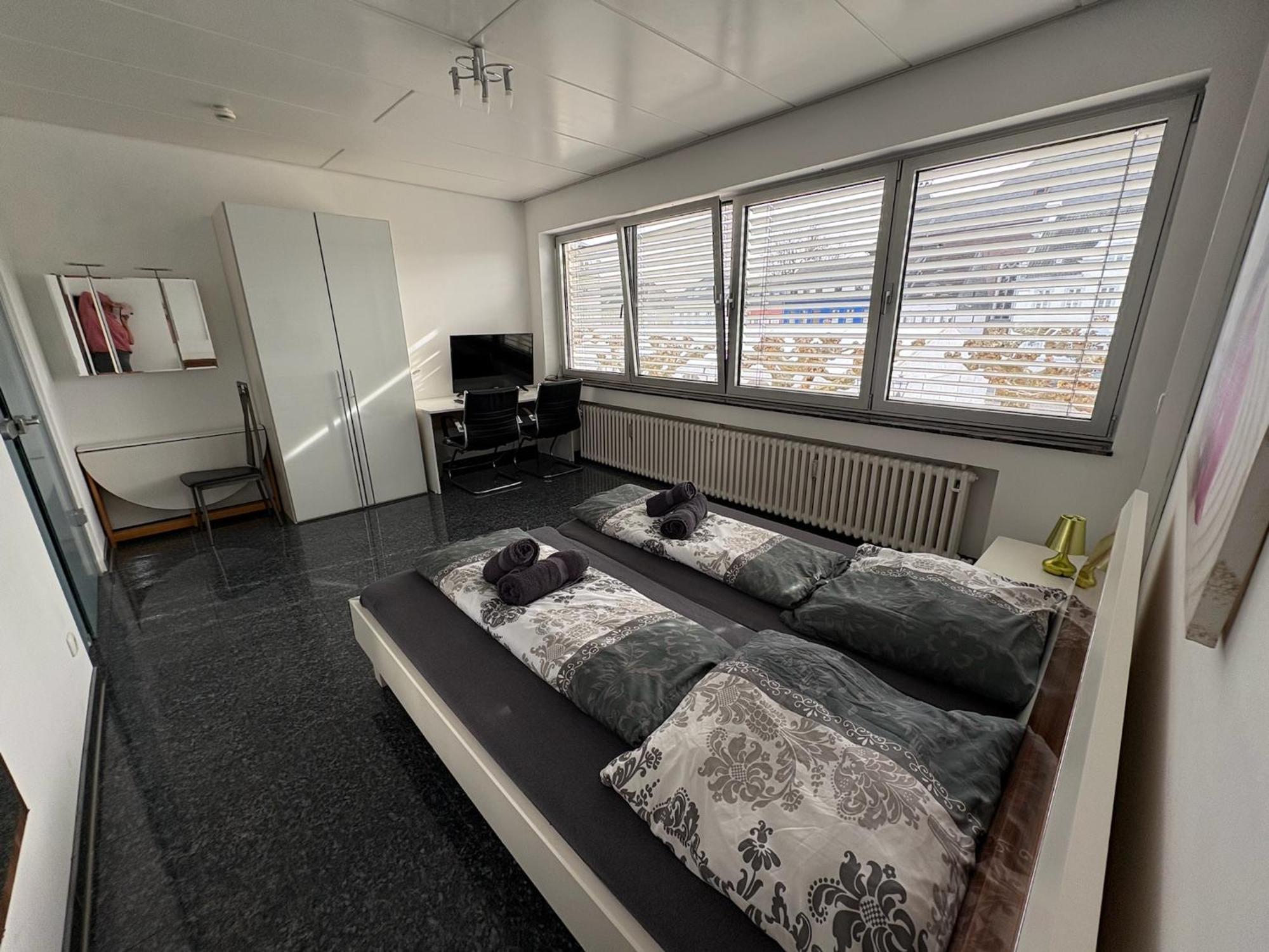 Nasa Wohnung Uerdingen Krefeld Esterno foto